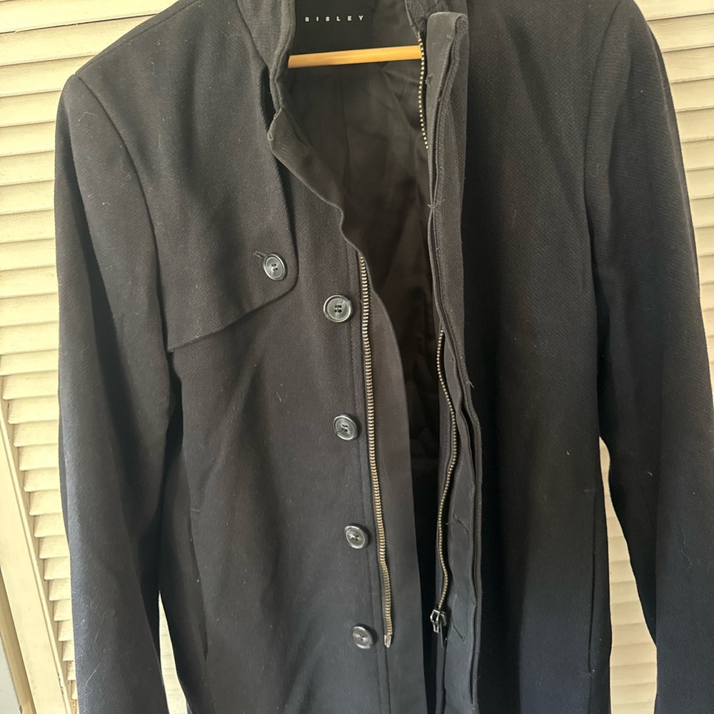 Sisley Charcoal Zip-Up Jacket